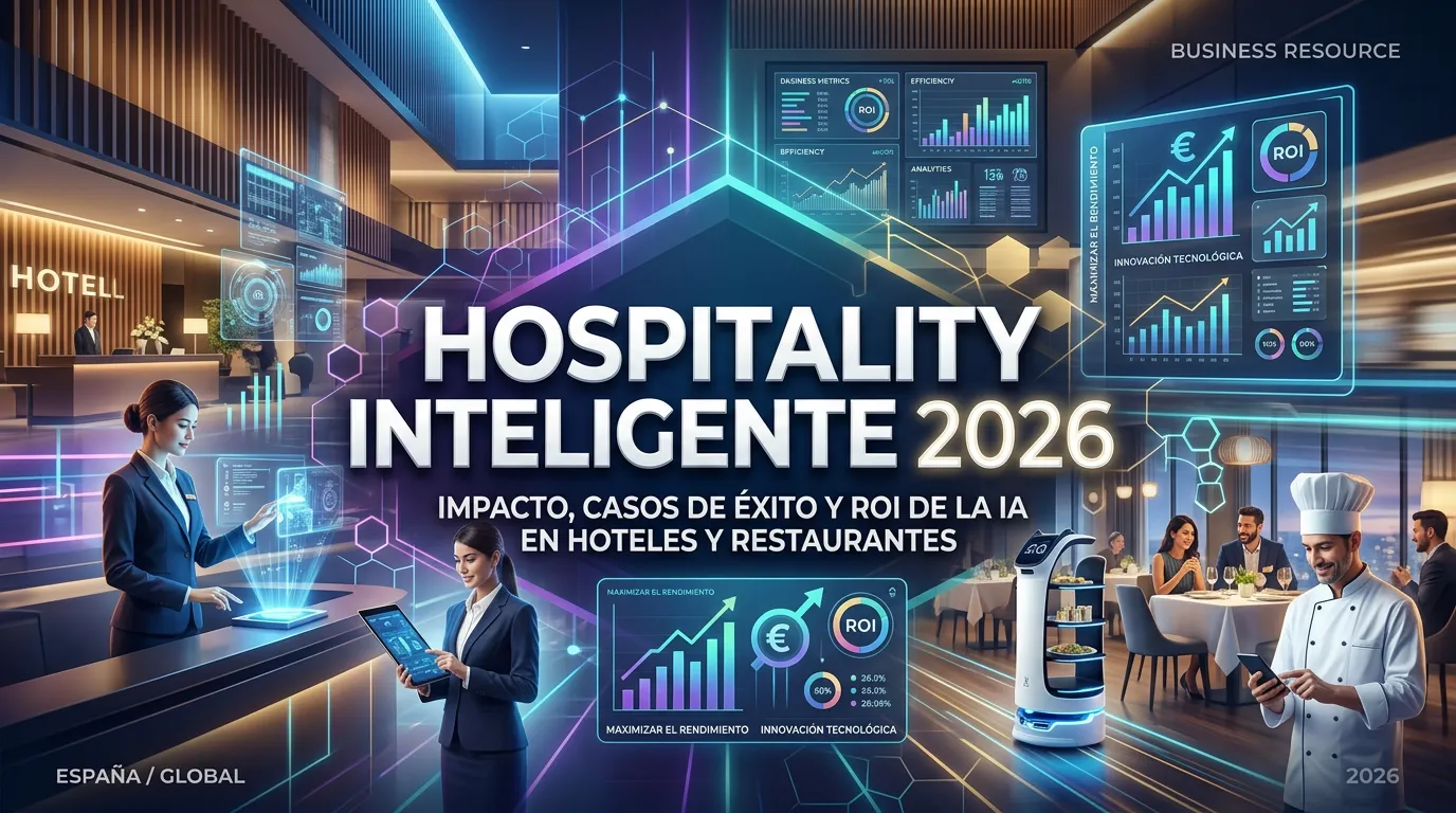 Hospitality Inteligente 2026: Impacto, Casos de Éxito y ROI de la IA en Hoteles y Restaurantes